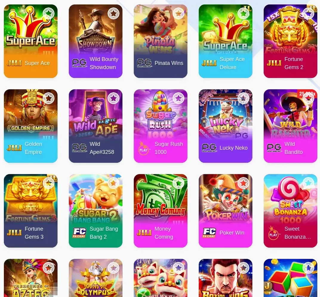 Игровой интерфейс казино Эномо
